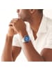 Fossil Armbanduhr The Blue Basic in silber