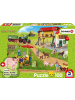 Schmidt Spiele Farm World, Bauernhof und Hofladen. Puzzle 100 Teile, mit Add-on (eine...