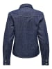ONLY Jeanshemd in Dark Blue Denim