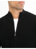 Threadbare Strickjacke Corsac Zip in Black
