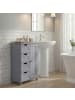 VASAGLE Badezimmerschrank Sofie in Mystisches grau - (B)30 x (H)82 x (T)55 cm