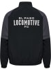 Hummel Trainingsjacke "Loose Track Zipjacket Sw El Paso" in Schwarz