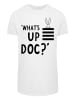 F4NT4STIC T-Shirt Looney Tunes Bugs Bunny What's Up Doc Stripes in weiß