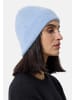 CASH-MERE.CH Mütze brushed in Wolkenblau