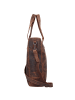 Plevier Retro Jackson Shopper Tasche Leder 31 cm Laptopfach dunkelbraun