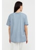 Finn Flare Kurzarmshirt Basic in grey-blue