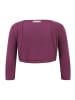 Vera Mont Bolero-Jacke figurbetont in Shiny Bordeaux