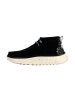 Hey Dude Wendy Peak Hi Suede High-Top-Sneaker aus Leder Schwarz