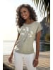 LASCANA Kurzarmshirt in khaki