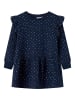 name it Sweatkleid NMFOEANA LS SWE DRESS BRU in mood indigo