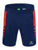 erima Six Wings Shorts in new navy/rot