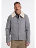 DreiMaster Vintage Herren Übergangsjacke Aus Wollgemisch in Grau Melange