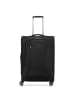 Roncato City 3.0 4 Rollen Trolley M 64 cm mit Dehnfalte in schwarz