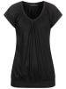 Cloud5ive Cloud5ive Cloud5ive Damen Shirt Kurzarm und V-Neck in black