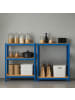 relaxdays 2 x Schwerlastregal in Blau - (B)60 x (H)180 x (T)30 cm