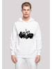 F4NT4STIC Basic Hoodie Cities Collection - Berlin skyline in weiß