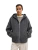 Marc O'Polo Woll-Kapuzen-Cape-Jacke relaxed in Dark Granite Melange