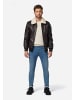 Ricano Lederjacke M-Bomber in Braun