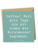 Mr. & Mrs. Panda Grußkarte Spruch Freude am Kaffee mit Spruch in Meeresbrise
