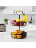 relaxdays Obstkorb Etagere in Schwarz