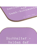 Mr. & Mrs. Panda Untersetzer Spruch Buchhalter Helden mit Spruch in Lavendeltraum
