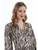 faina Damen Langarmkleid in Beige