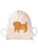 Mr. & Mrs. Panda Jutebeutel Hund Flauschig ohne Spruch in Creme