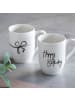 Villeroy & Boch 2er Set Kaffeebecher Happy Birthday Statement 280 ml in weiß