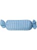 Erwin Müller Seersucker Nackenrollenbezug in blau-weiß