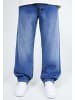 DADA Loose Jeans mit Logodruck Minimal Baggy Pants in Blau-2