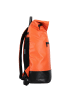 Greenburry Upcycled Tarpaulin Daypack 42.5 cm Laptopfach in orange-black