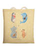 Mr. & Mrs. Panda Shopper Bag Big Einheit ohne Spruch in Gelb Pastell