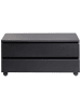 Beliani Badezimmerschrank TERESINA in Schwarz - (W) 80 x (H) 38 x (L) 30 cm