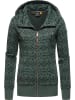 ragwear Sweatjacke Cinda Zip in Pine Green