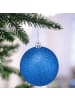 relaxdays 110-tlg. Weihnachtskugeln Set in Blau