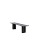 ebuy24 Schwarz 180 x 40 cm