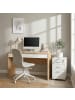 relaxdays Rollcontainer in Weiß - (B)28 x (H)45,5 x (T)41 cm