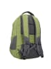 travelite Basic Rucksack 45 cm Laptopfach karo grün