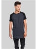 Urban Classics Long Tee in cha/blk