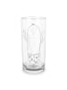 Mr. & Mrs. Panda Wasserglas Kaktus Wut ohne Spruch in Transparent