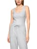 MARC CAIN SPORTS  Ärmelloses Baumwollstretch-Top in Silver Grey