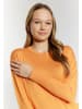 myMo Damen Strickpullover in Orange
