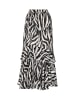 faina Damen Rock in Schwarz Weiss