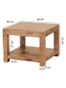 FineBuy Couchtisch in Braun / Akazie / 60x60x45