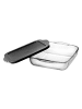 Ritzenhoff & Breker 3er Set Auflaufformen mit Frischhaltedeckel Cucina in transparent