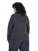 Ulla Popken Strickjacke in anthrazit melange