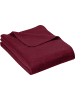 Erwin Müller Baumwolle Wohndecke in bordeaux