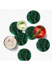 OnlyWow Glasuntersetzer 6er-Set Malachit