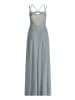 Vera Mont Abendkleid im Glitzer-Look in Weiß/Grau
