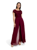 Vera Mont Jumpsuit kurzarm in Deep Wine